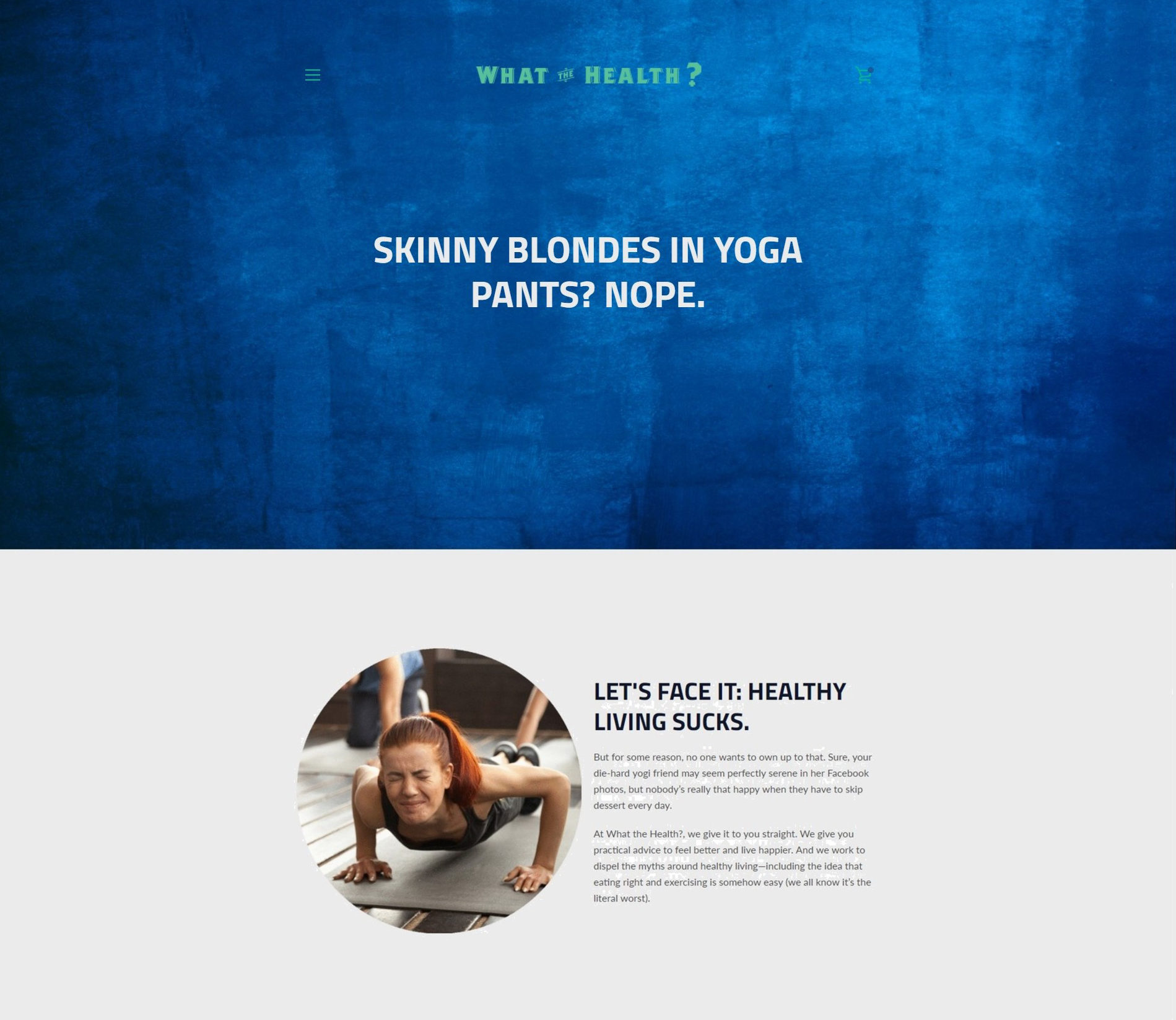 Shopify home page